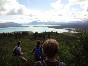Katmai - Hiking on Dumpling Mountain Trail