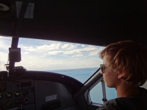 Katmai - Luke on the Plane Leaving Brooks Camp