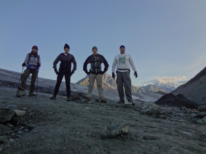 Wrangell-St. Elias - Family Photo on the Root Glacier Trail