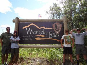 Wrangell-St. Elias - Sign at Slana