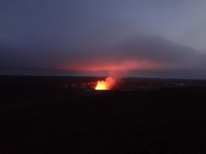 Hawai'i Volcanoes - Landscape Halema'uma'u Crater Glow 1
