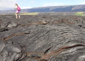 Hawai'i Volcanoes - Mom Hiking on Puna Coast Trail Lava