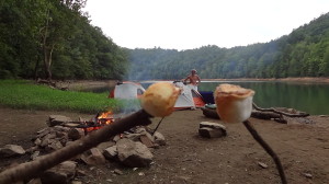 Great Smoky Mountains - Backcountry Camping at Site 66 Marshmallow Time 3