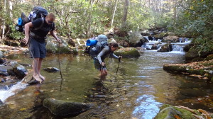 Great Smoky Mountains - Crossing the Creek
