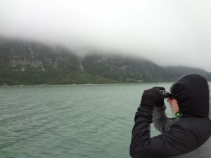 Glacier Bay - Winston on the Boat 2
