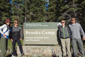 Katmai - Family Sign at Brooks Camp